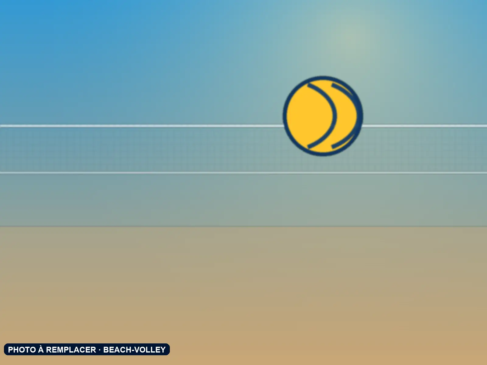 Terrain de beach-volley